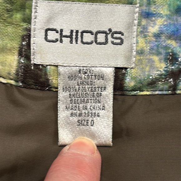 Chico's Multi Colored Embellished Jacket - Picture 5 of 5